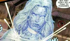 Emma Frost using her diamond ability in Marvel Comics