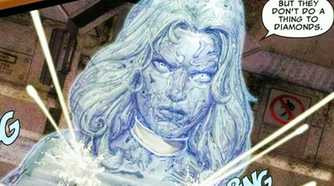 Emma Frost using her diamond ability in Marvel Comics