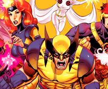 Gambit, Wolverine, Cyclops and Rogue On The X-Men The Animated Series Poster