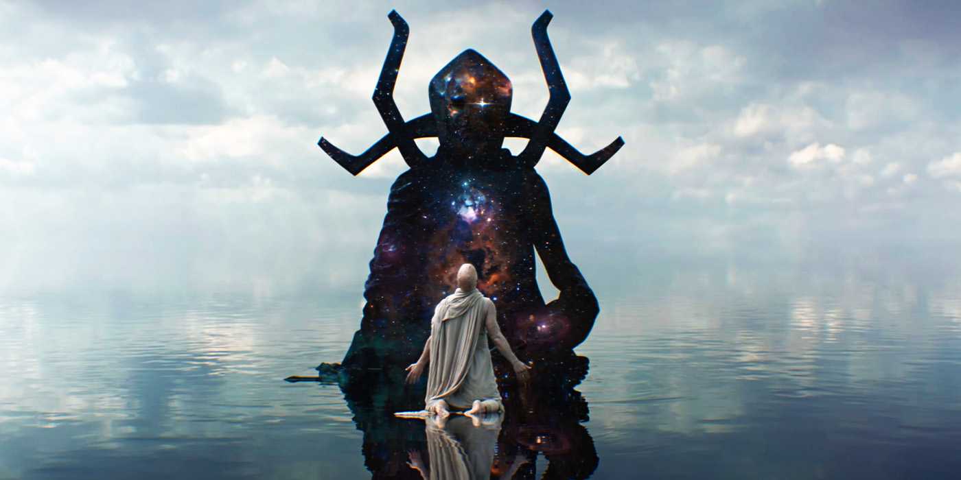 Gorr the God Butcher wishing to Eternity in Thor Love and Thunder