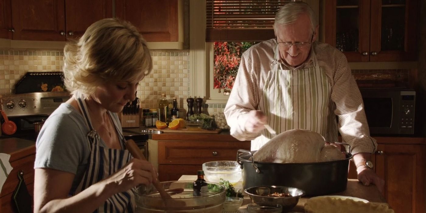 Henry and Linda preparing Thanksgiving in Blue Bloods