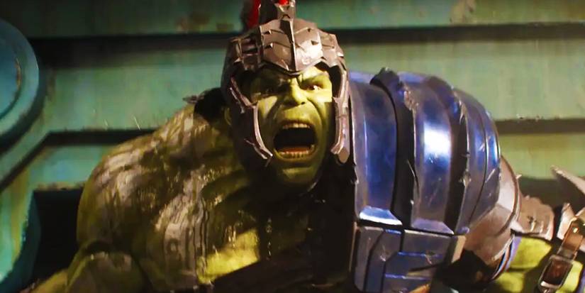 Hulk em armadura de gladiador em Thor: Ragnarok