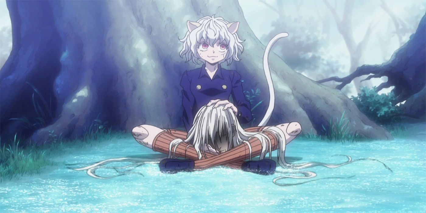 Neferpitou dopo aver ucciso Kite