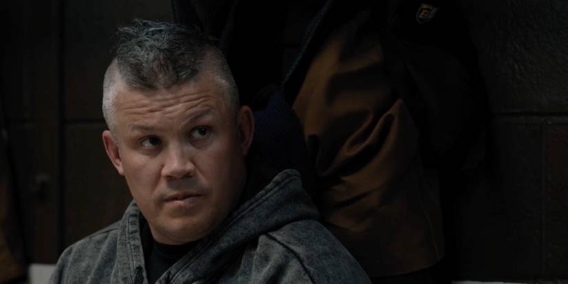 Jon Mirasty as Jim #1 looking angry in Shoresy