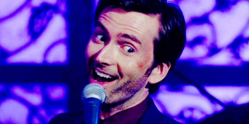 Kilgrave at the microphone in Jessica Jones season 1
