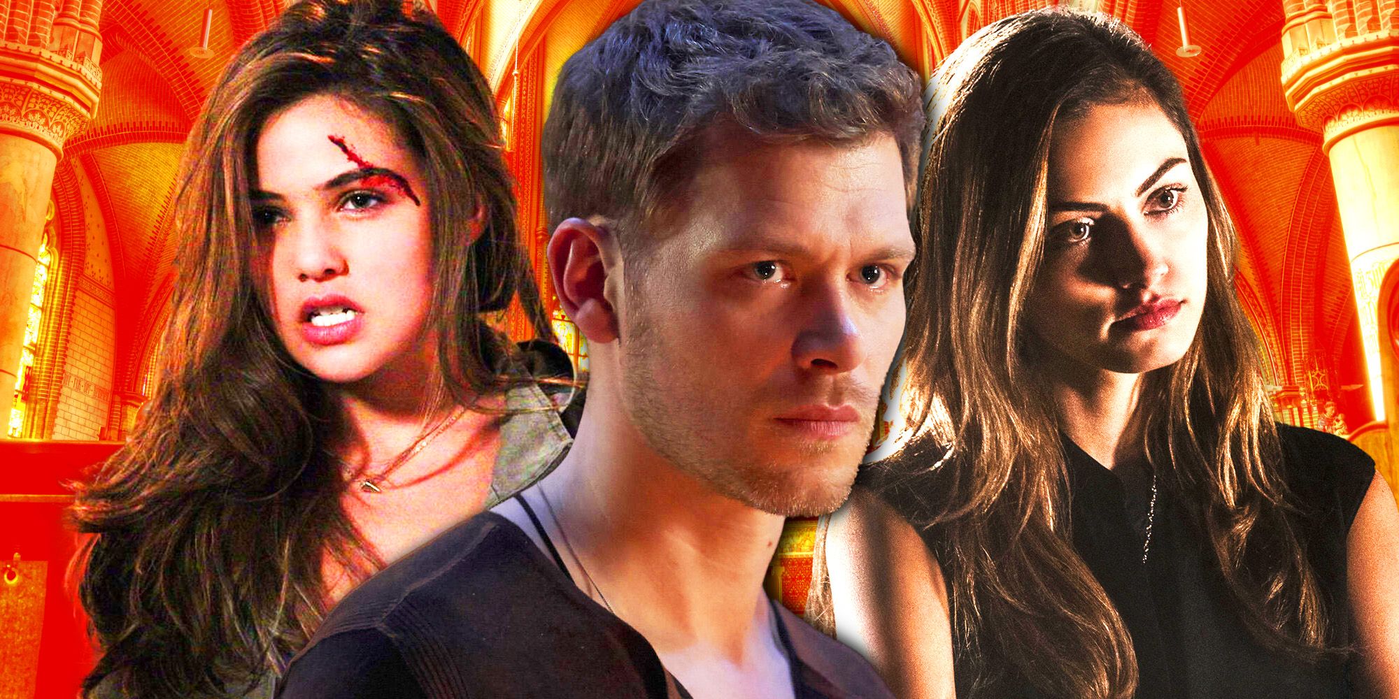 Klaus, Hayley, and Davina from The Originals