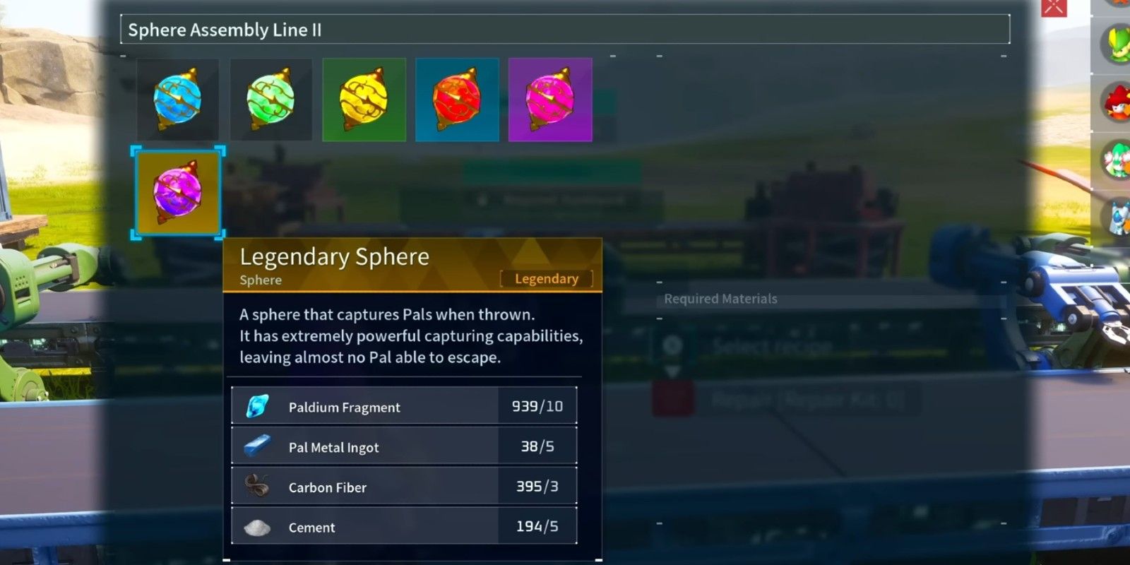 How to Craft Every Pal Sphere in Palworld