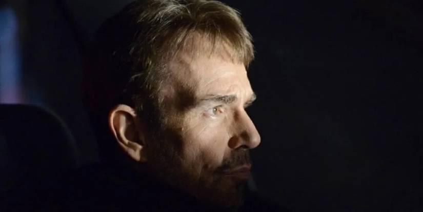Billy Bob Thornton como Lorne Malvo na escuridão em Fargo