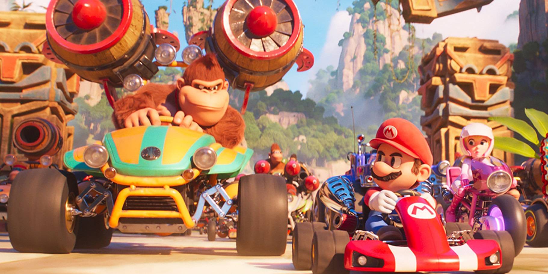 Mario Startingline 10 Best Karts In The Super Mario Bros. Movie's Rainbow Road Scene, Ranked