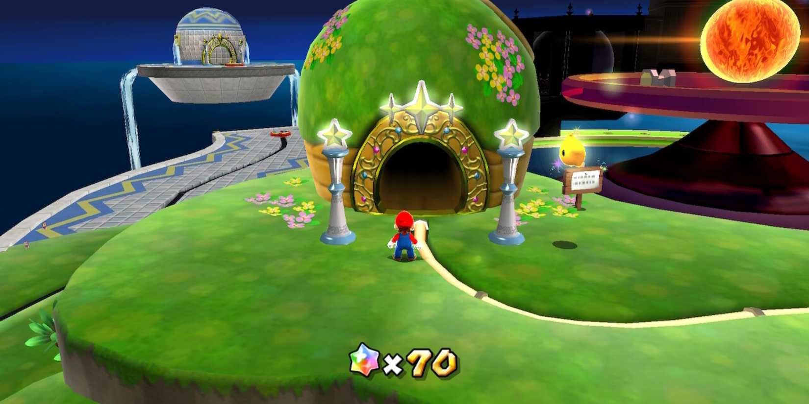 Observatório de Cometas em Super Mario Galaxy: O Filme