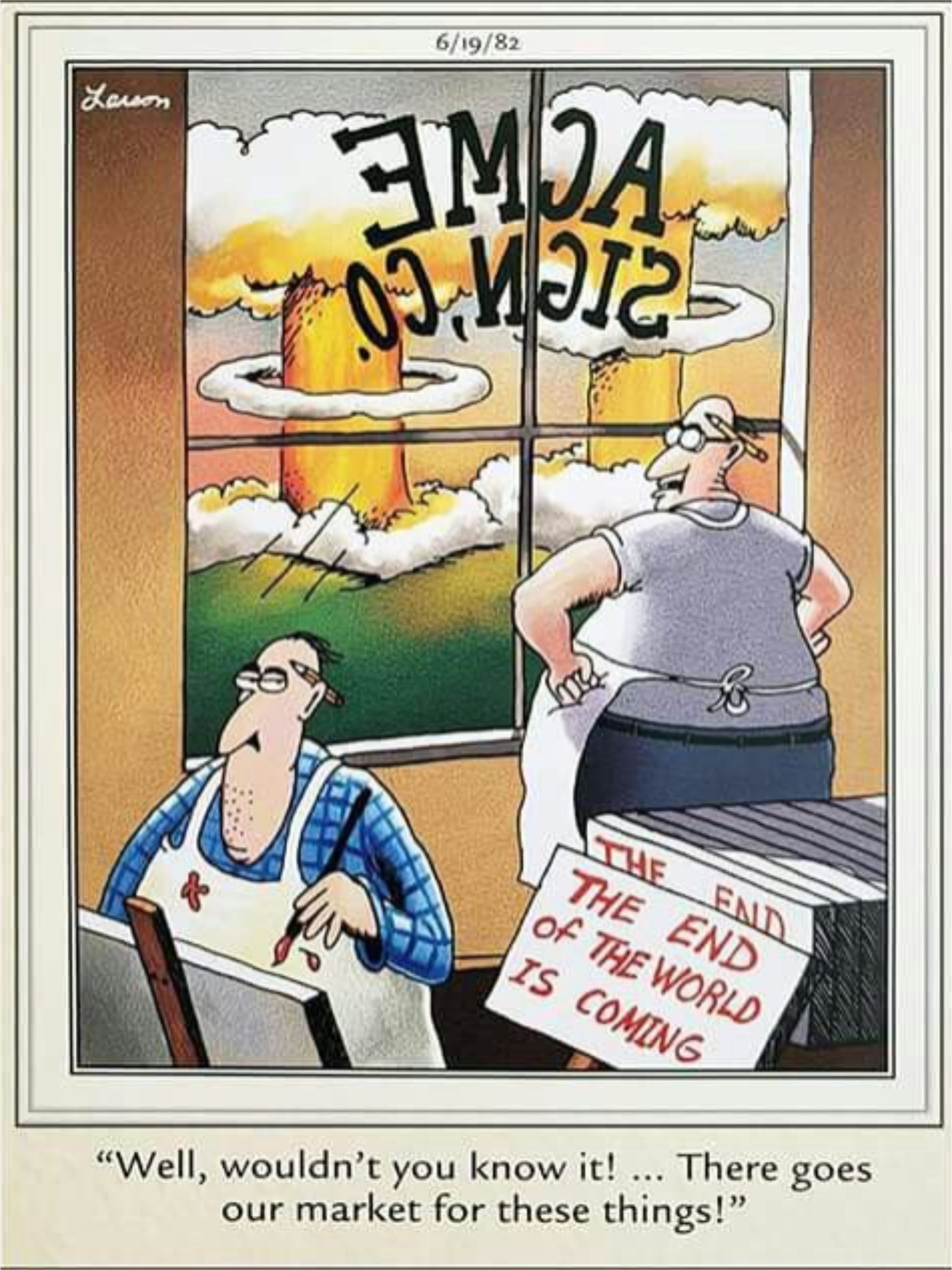 10 Far Side Comics That Make the End of the World Funny