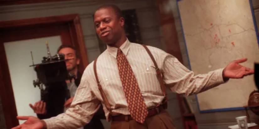 Andre Braugher behind the scenes of Homicide Life on the Street