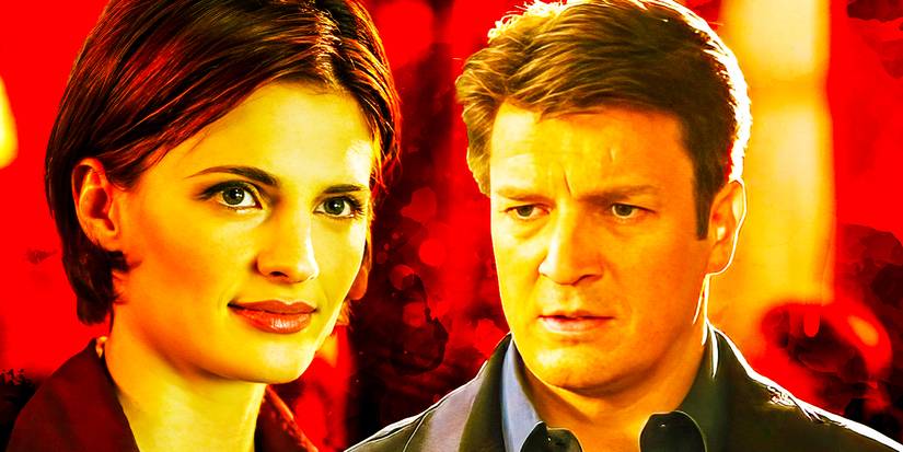 Nathan Fillion e Stana Katic em Castle