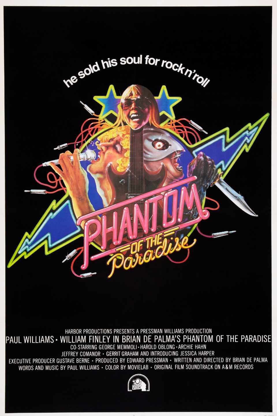 10 Near-Perfect Movie Musicals That Nobody Remembers Today 26 Phantom of the Paradise Movie Poster