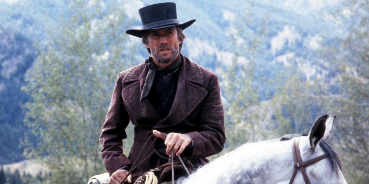 Prete su cavallo bianco in Pale Rider