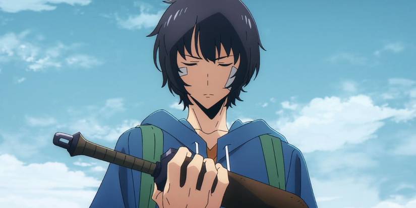 Solo Leveling Sung Jinwoo holding his knife