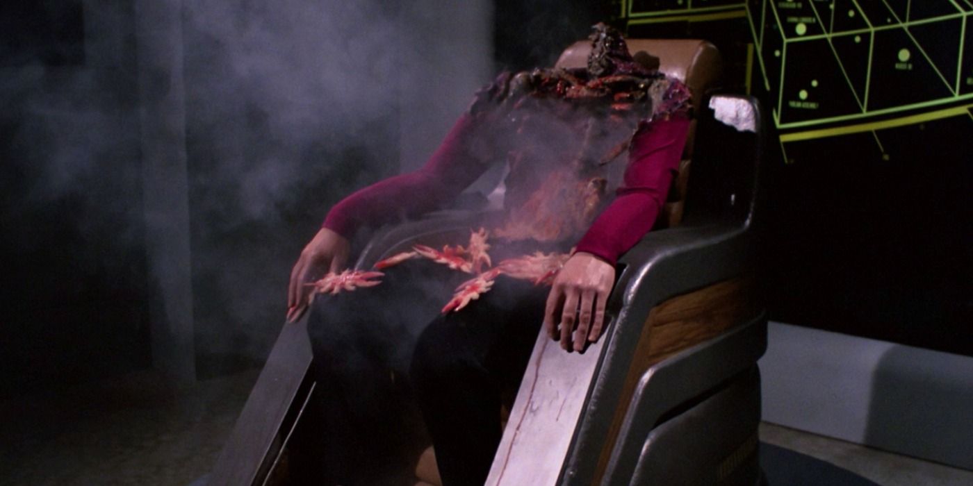 Star Trek TNG Conspiracy Gory Chair Remmick Parasite