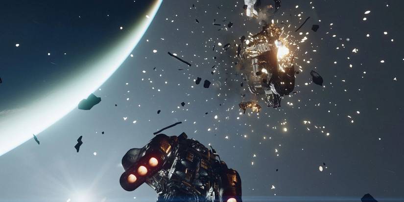 Starfield Ship Exploding New Starfield Update Introduces Over 500 Game Fixes