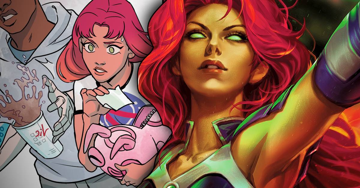Starfire Basic New Profile Art Super Herois Infantil