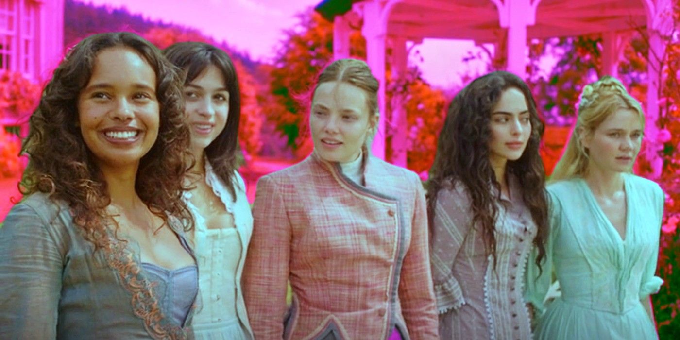 Custom image of the American girls in The Buccaneers