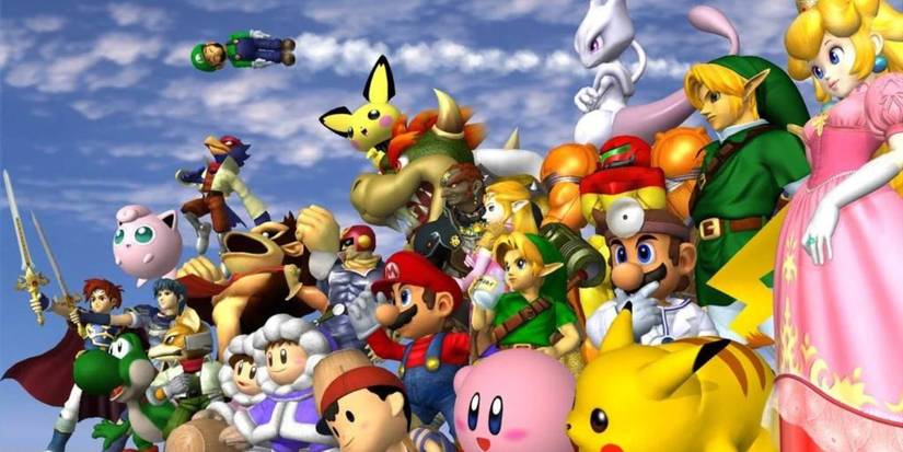 8 Most Important Nintendo GameCube Games Of All Time 3 The cast of Super Smash Bros. Melee.