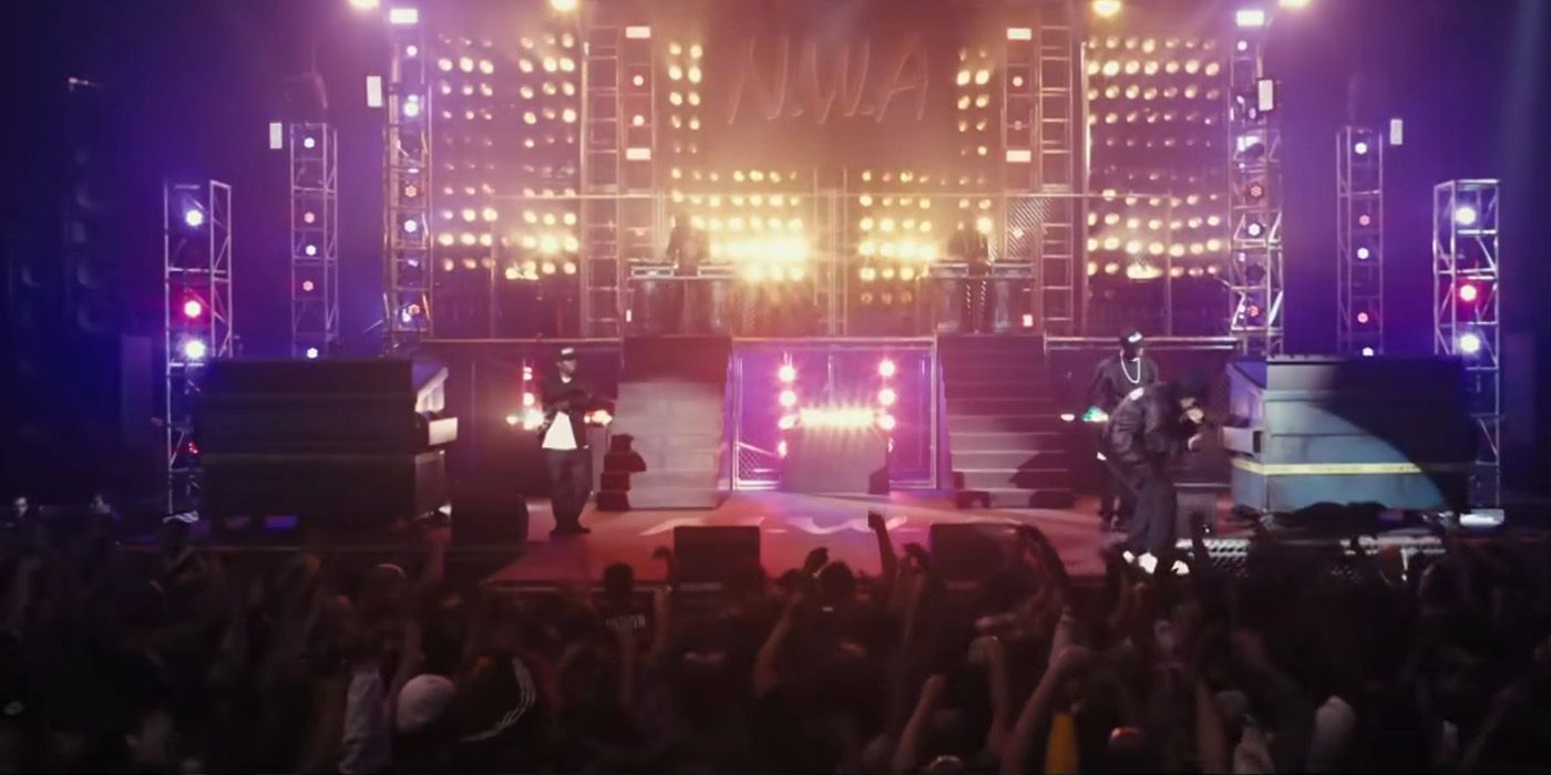 How Two Actors Played Tupac In The Straight Outta Compton Recording Scene