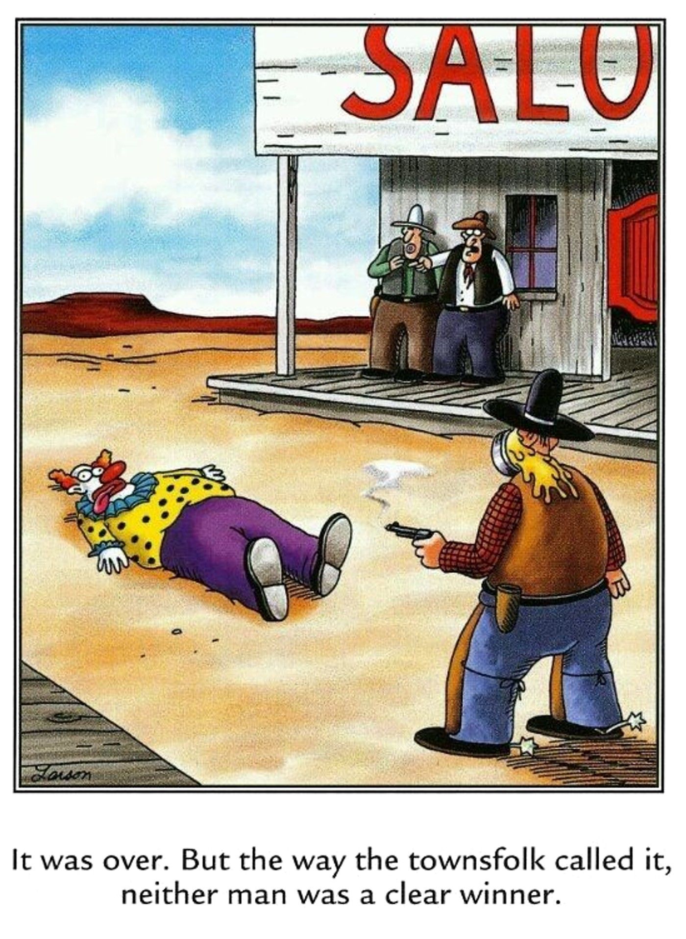 12 Funniest Far Side Comics That Prove It's Obsessed with Clowns