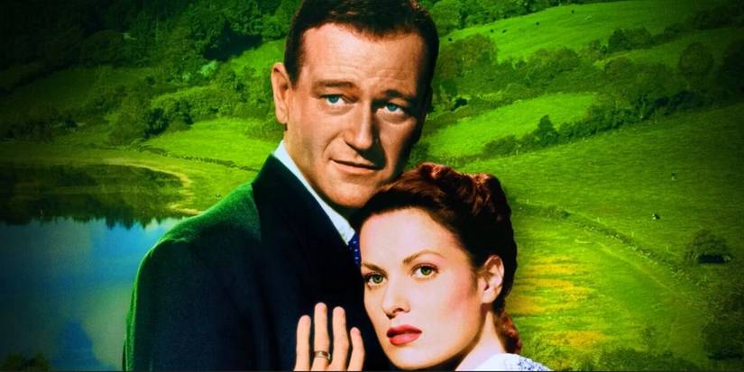 John Wayne e Maureen O'Hara em The Quiet Man.