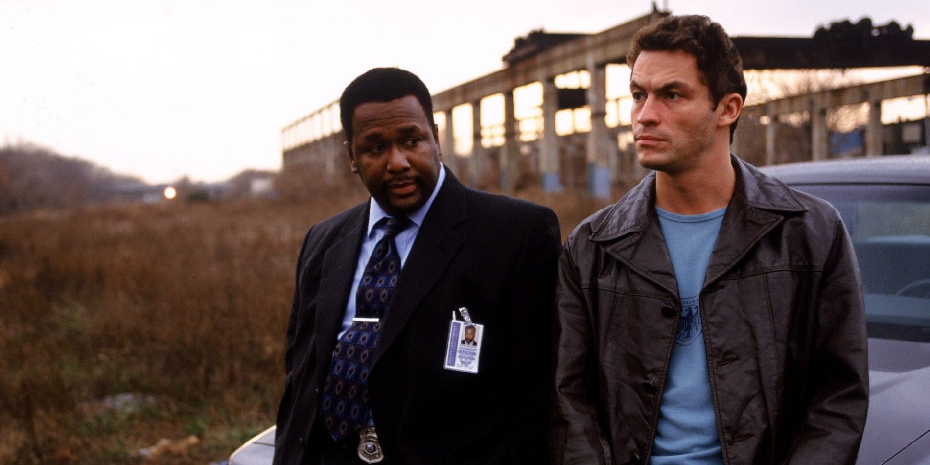 McNulty e Bunk em The Wire