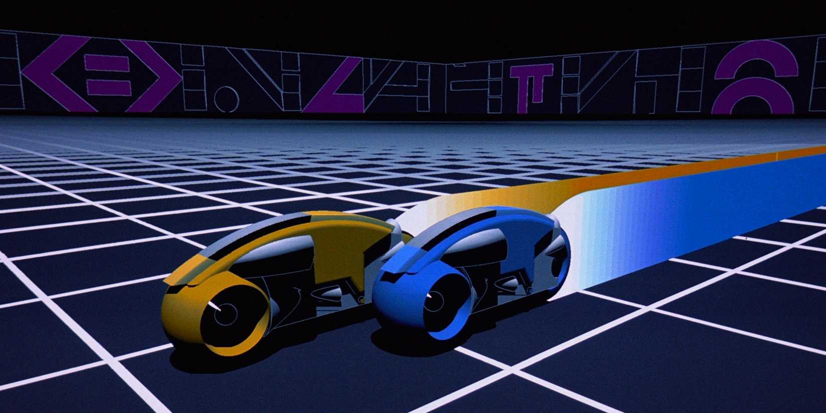 tron 1982 lightcycle bike race