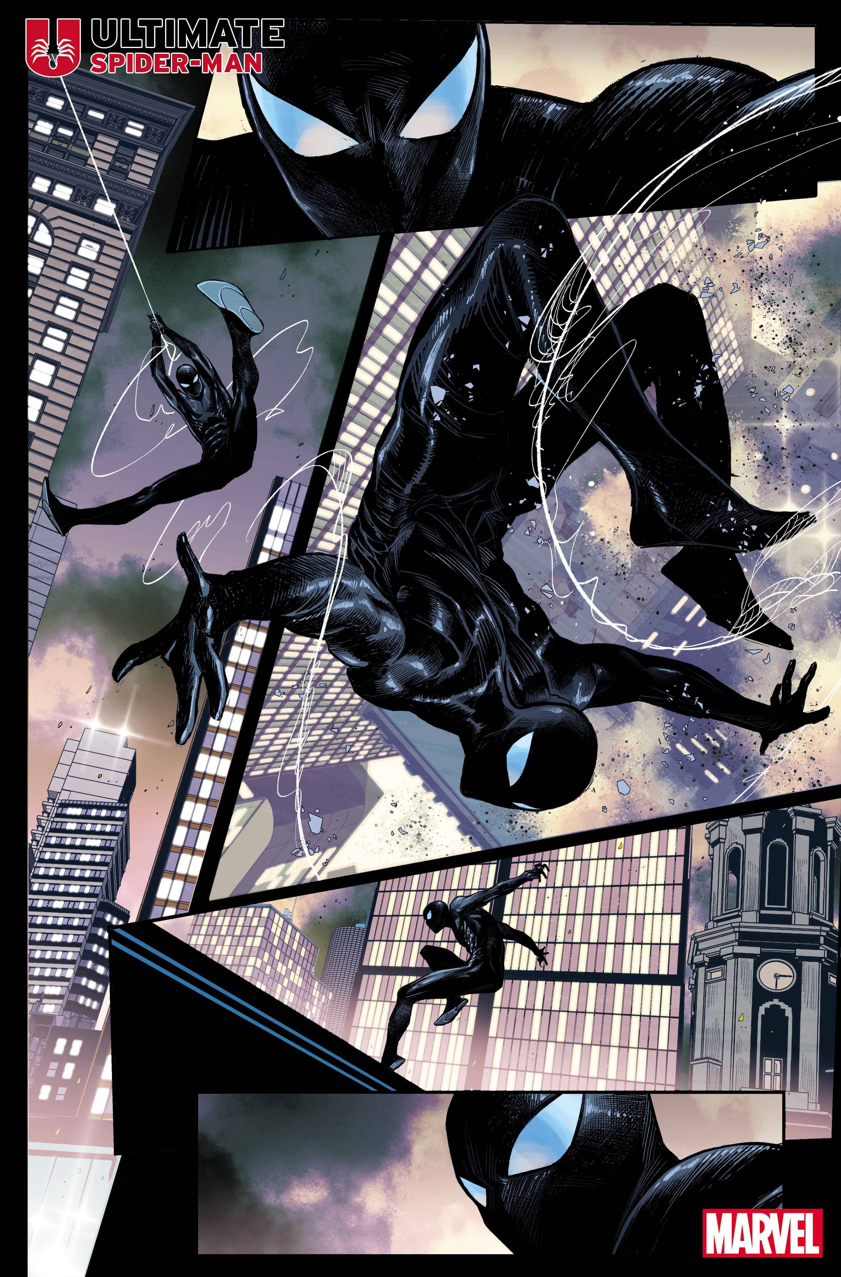 Textless The New Ultimate Spider-Man Officially Debuts a Classic Costume (But It ...