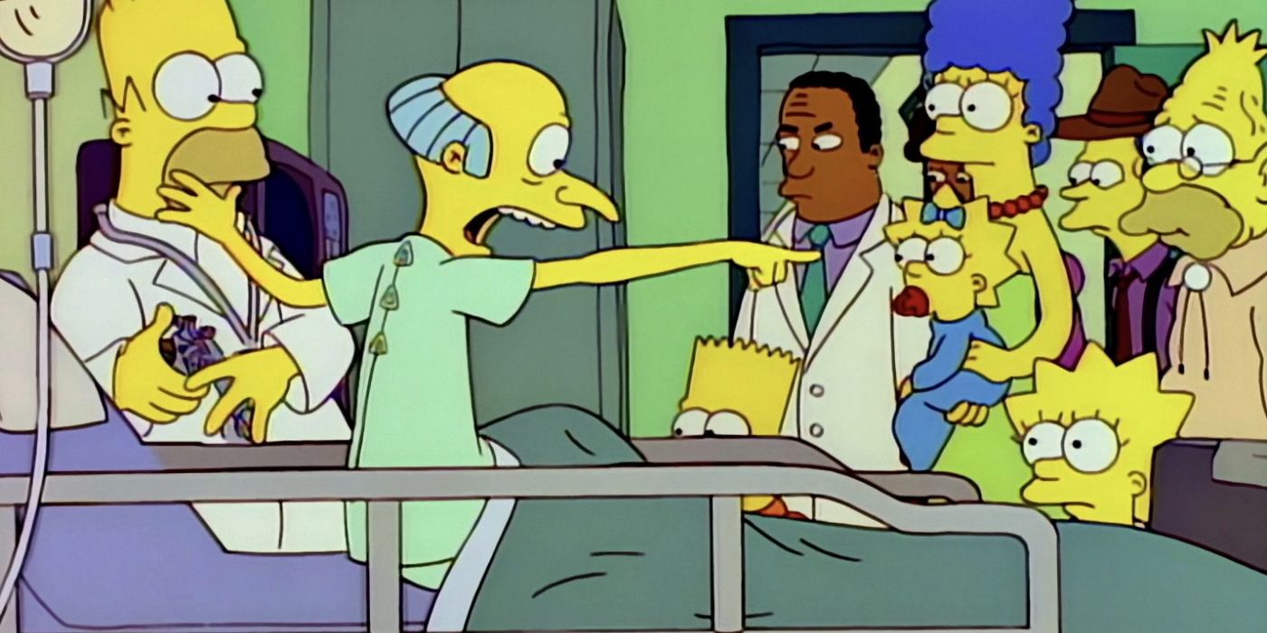 Los Simpson pagan la amenaza del Sr. Burns 29 años después del episodio icónico de la Edad de Oro