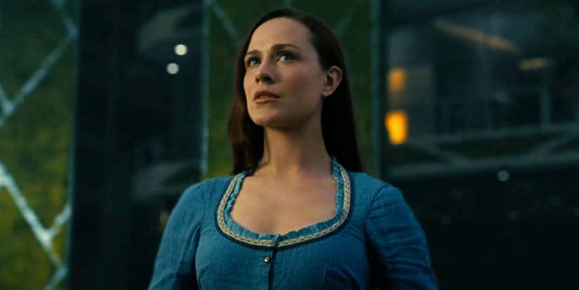 Evan Rachel Wood como Dolores durante o final da 4ª temporada de Westworld.