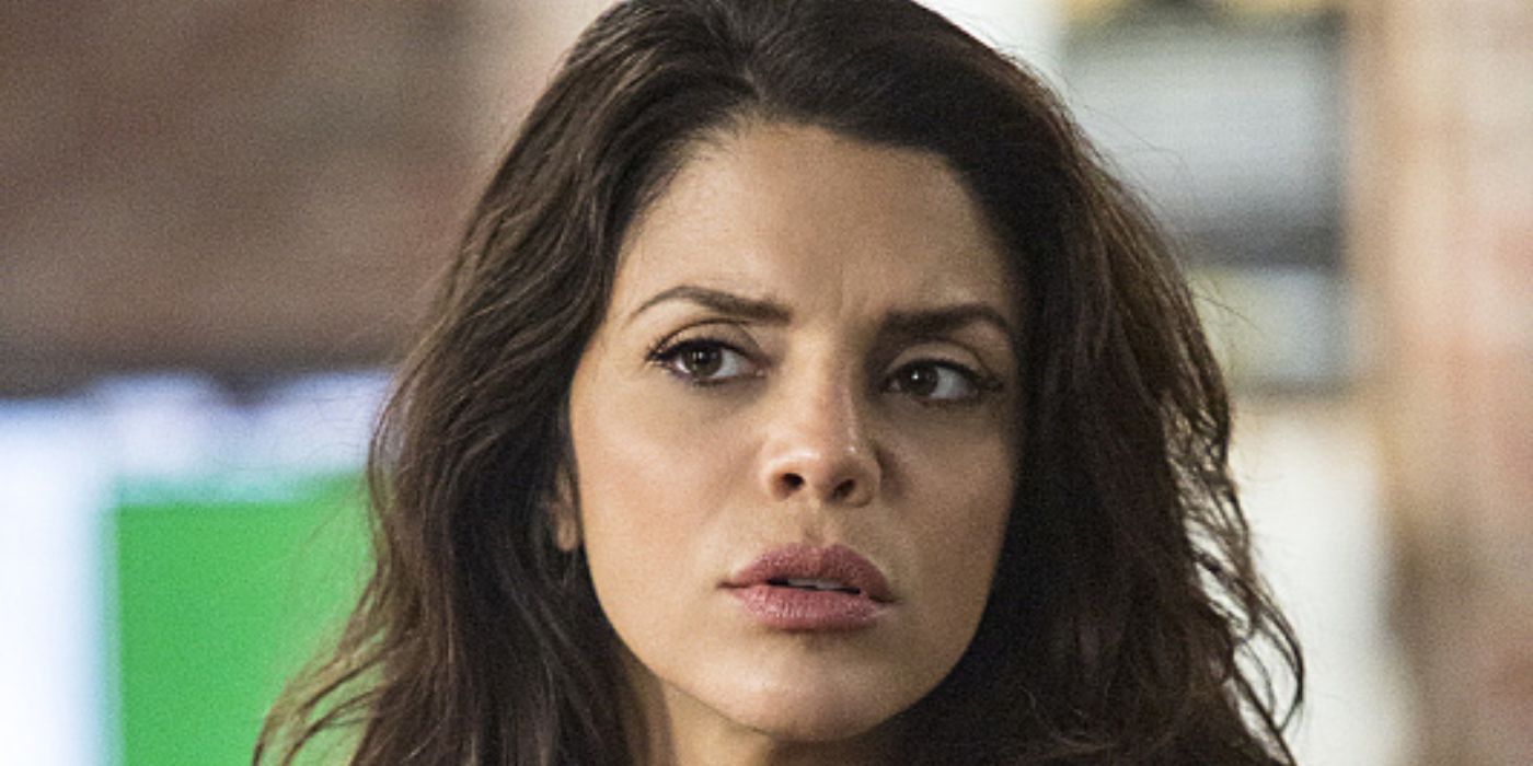 Close-up of Vanessa Ferlito as Tammy Gregorio in NCIS: New Orleans.