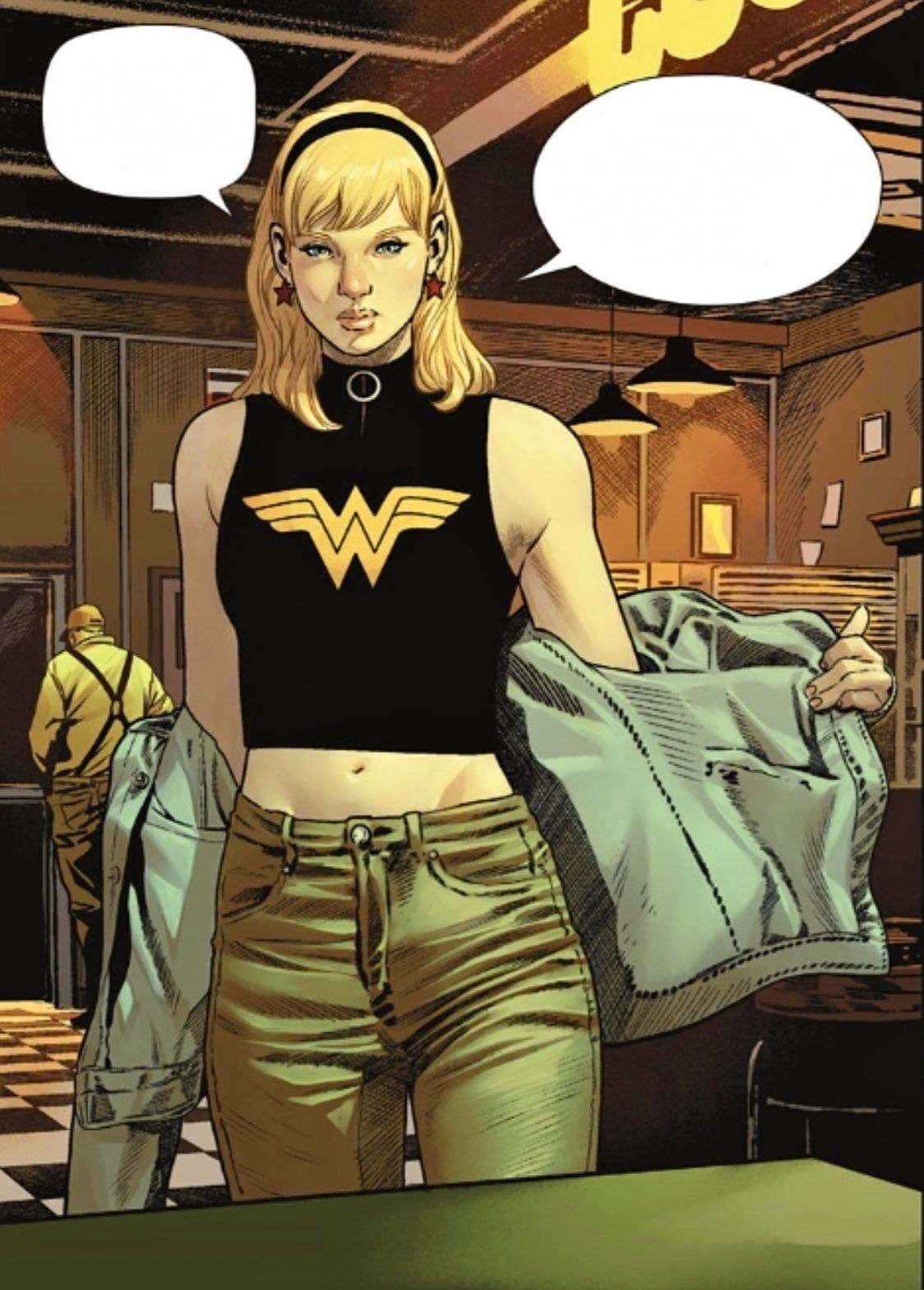 Dc S 90s Wonder Girl Gets The Perfect New Street Wear Costume For A New Era