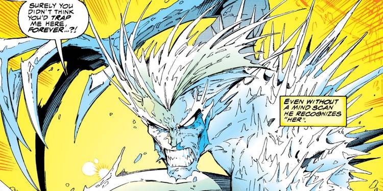Iceman possessed by Emma Frost.
