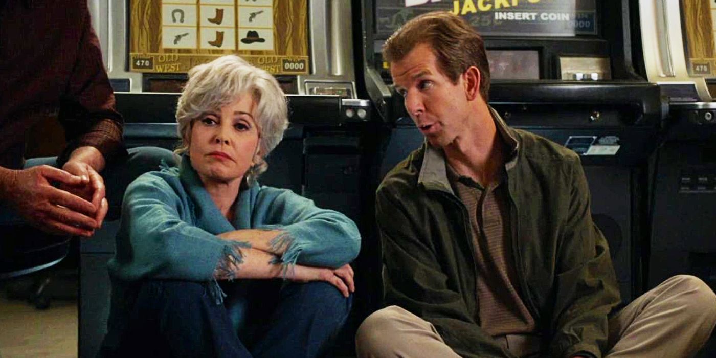 Annie Potts as Meemaw and Matt Hobby as Pastor Jeff in Young Sheldon season 6