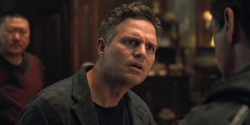 Mark Ruffalo as Bruce Banner looking confused in Avengers: Infinity War