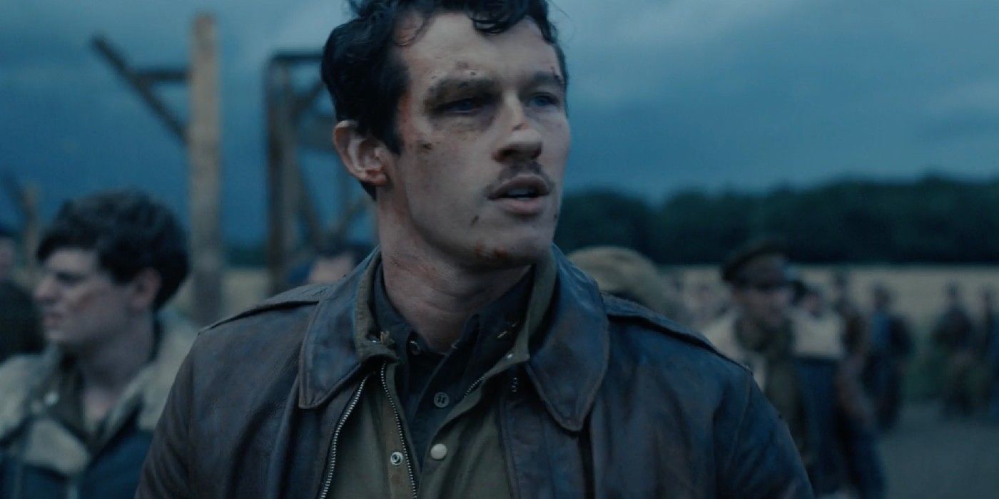 Callum Turner as Major John Egan at Stalag Luft III Masters of the Air