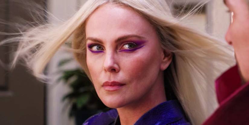 Charlize Theron's Clea meeting Doctor Strange in 2022's Doctor Strange in the Multiverse of Madness
