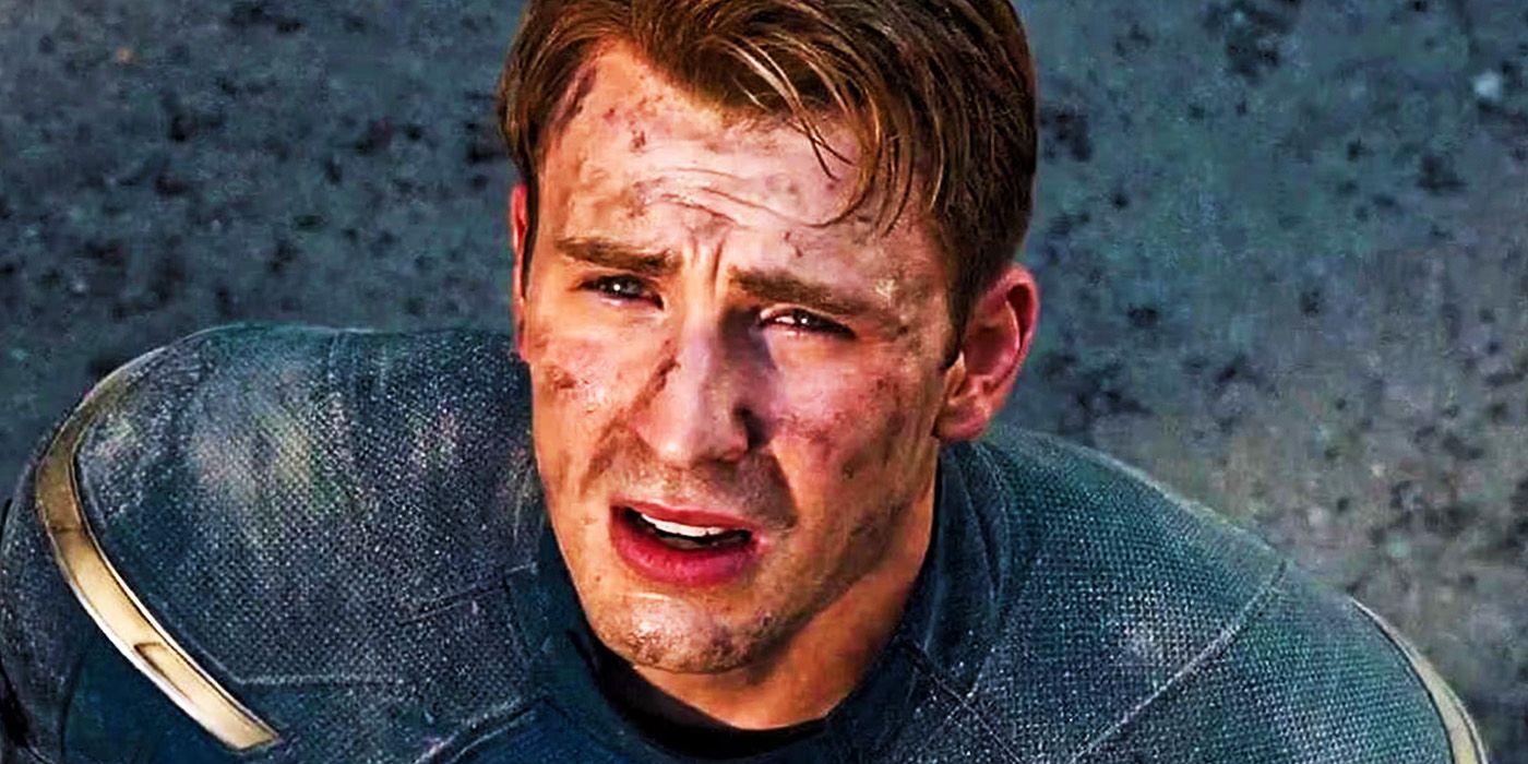 Chris Evans as Captain America in The Avengers' final battle