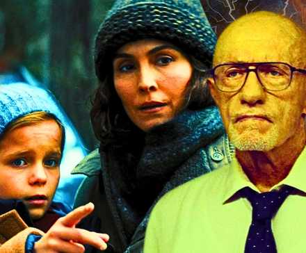 Номи Рапас в роли Джо, Джонатан Банкс в роли Бада и Дэвина Коулман в роли Алисы в "Constellation"