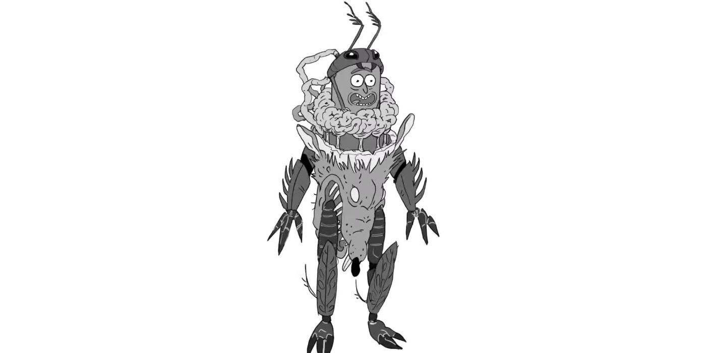 Rick And Morty: The Evolution of the Pickle Rick Rat Suit (Including ...