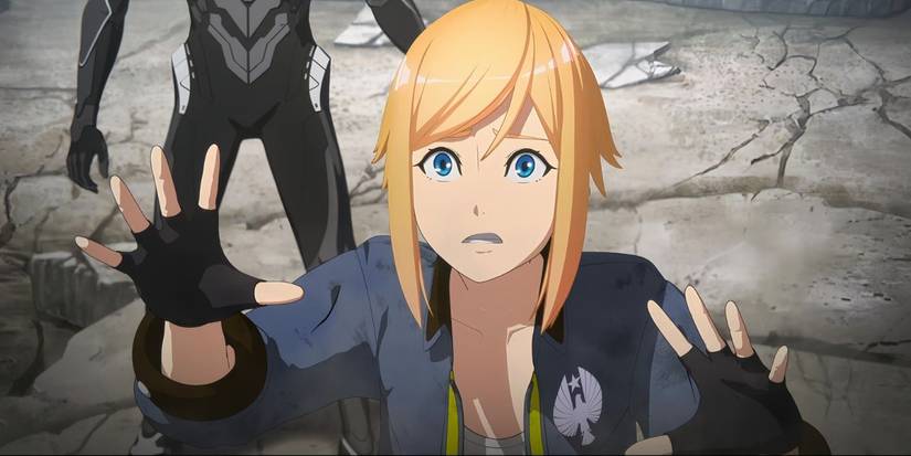 Gideon Adlon como Hayley em Pacific Rim: The Black.