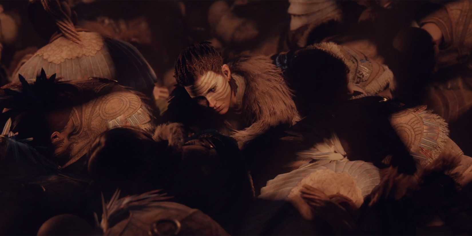 Greedfall 2 - Teer Fradee natives being transported in a ship's cargo hold