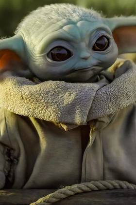 Grogu in The Mandalorian Character Poster
