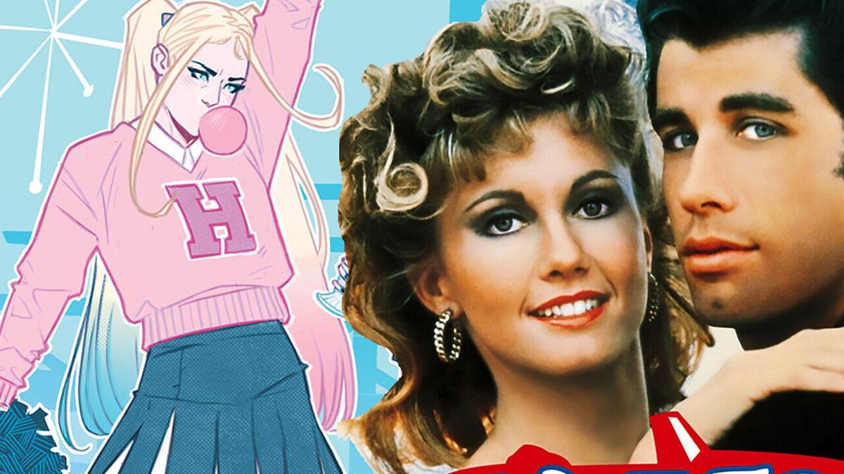 Harley Quinn Was Born to Hand Jive in GREASE-Inspired Cover Art