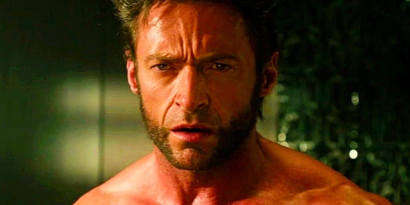 Hugh Jackman as Wolverine in X-Men Days of Future Past looking confused