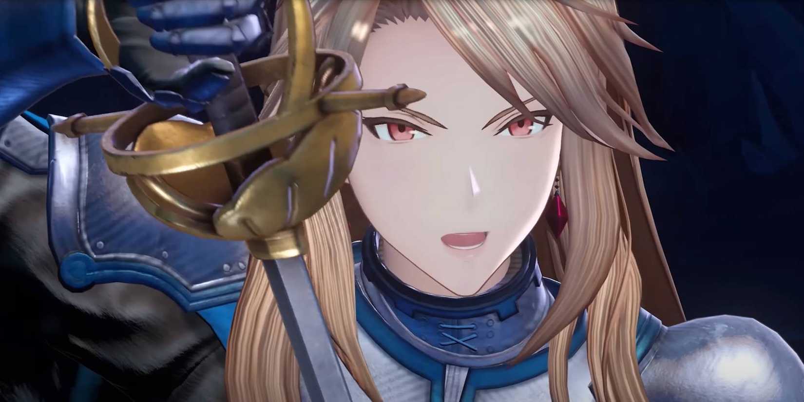 Granblue Fantasy: Relink Katalina character drawing sword 