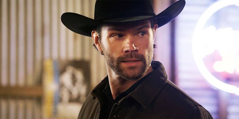 Jared Padalecki as Cordell Walker wearing a black hat in Walker